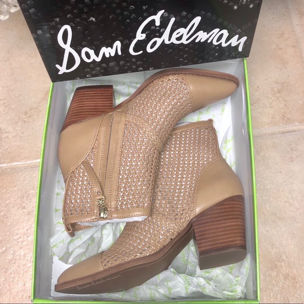 SAM EDELMAN elita woven bootie